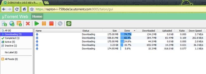 uTorrent Falcon Streaming